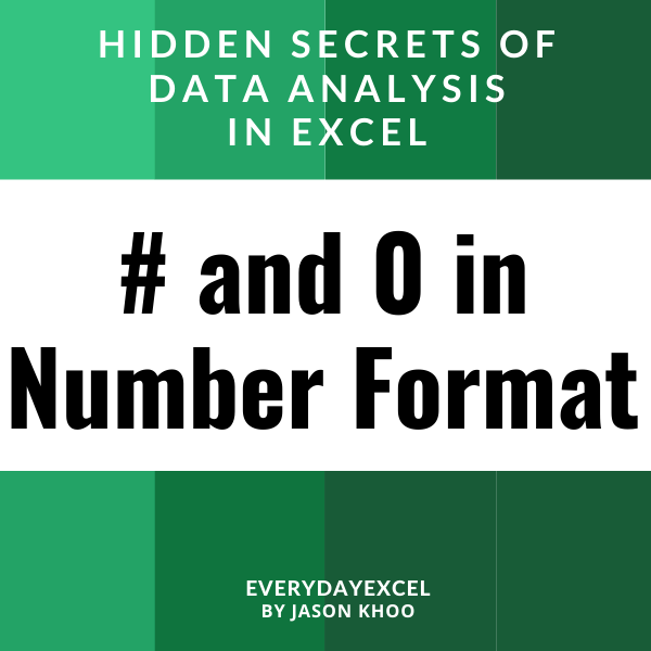 Number format – The difference between # and 0 in formatting